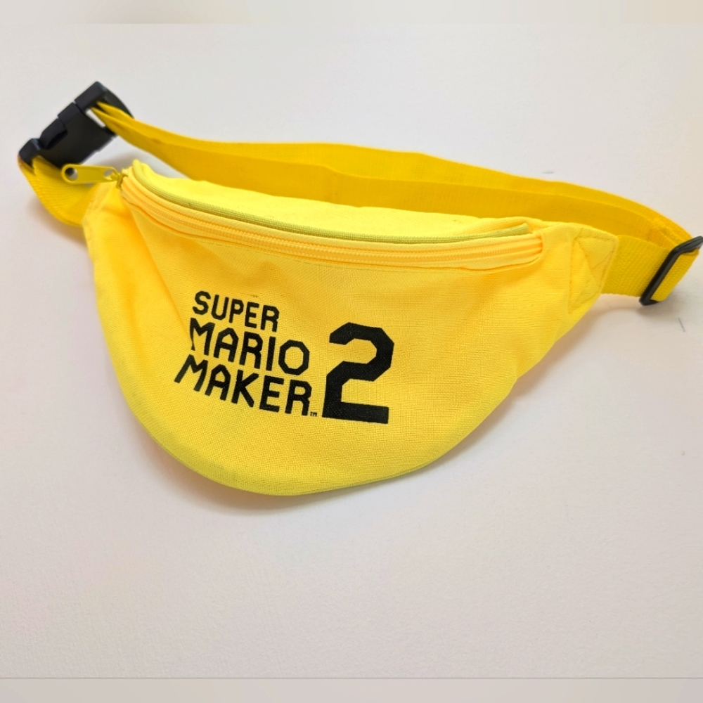 Super Mario Maker 2 Yellow Fanny Pack 💛